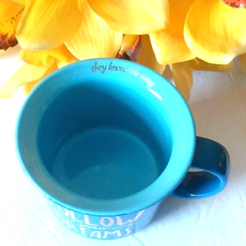 BOSTON WAREHOUSE FOLLOW YOUR DREAMS INSPIRATIONAL COFFEE MUG SIZE 16oz NWT - Picture 4 of 9